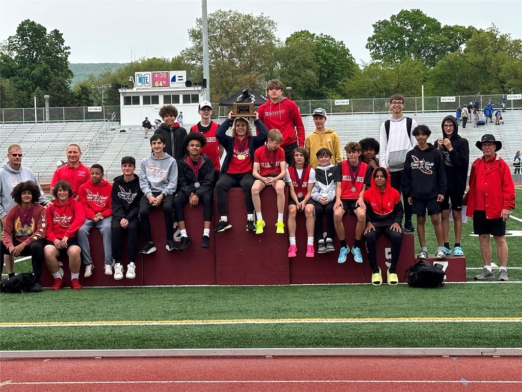 WAMS Boys Track and Field End Undefeated Season by Snagging
