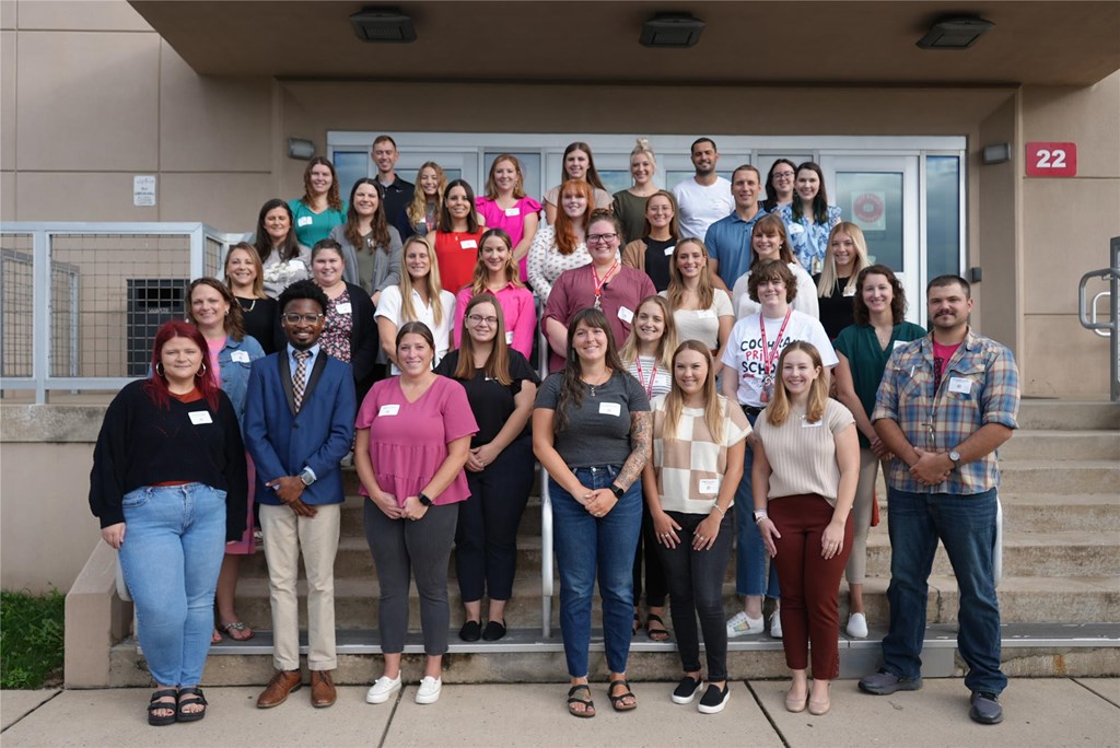 A group photo of this year's induction class. 