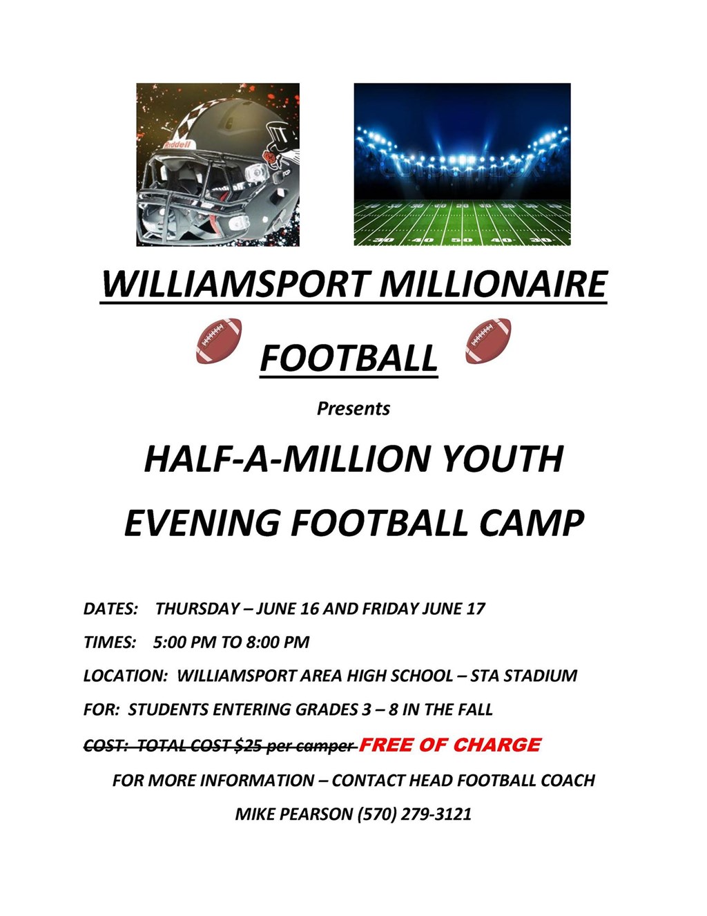 Youth Football Camp – Page High School